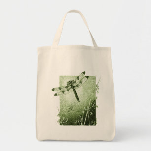 Dragonfly Tote Bag (Sage Green)