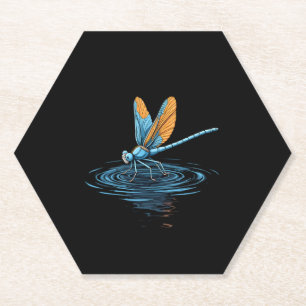 Dragonfly Tshirt Women Men Kids Insect Darner Skim Paper Coaster