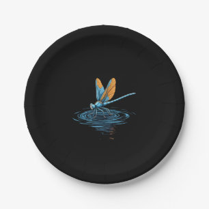 Dragonfly Tshirt Women Men Kids Insect Darner Skim Paper Plate