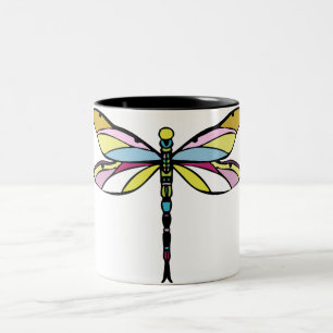 Dragonfly Two-Tone Coffee Mug