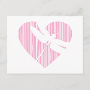 Dragonfly Valentine Heart Holiday Postcard