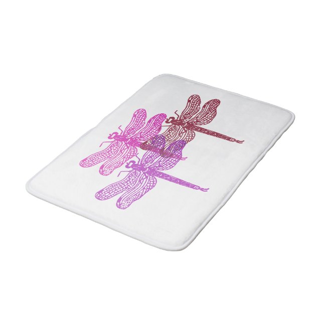 Dragonfly Violets Foam Mat (Angled)