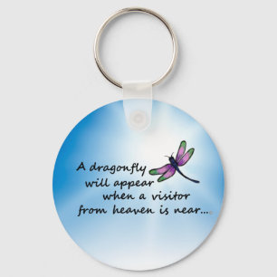 Dragonfly, Visitor from Heaven Keychain
