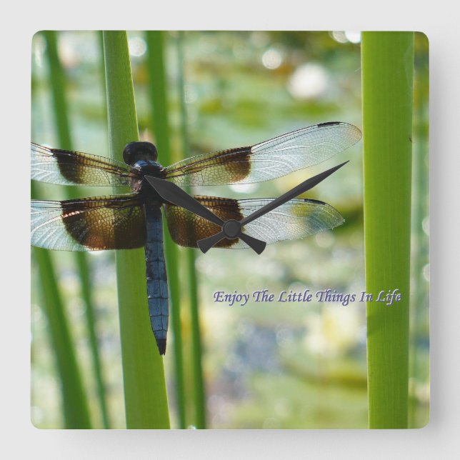 Dragonfly Wall Clock (Front)