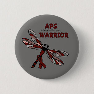 Dragonfly/Warrior...APS 2 Inch Round Button