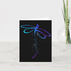 Dragonfly Warrior Semicolon Suicide Prevention Awa Card