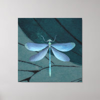 Dragonfly watercolor drawing
