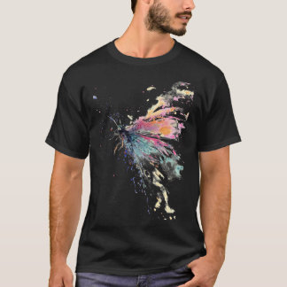 Dragonfly watercolor splashing boy T-Shirt