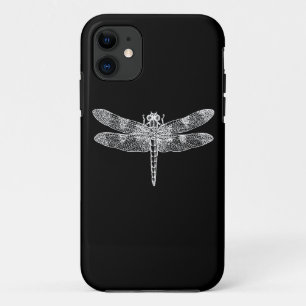 Dragonfly (white) iPhone 11 case