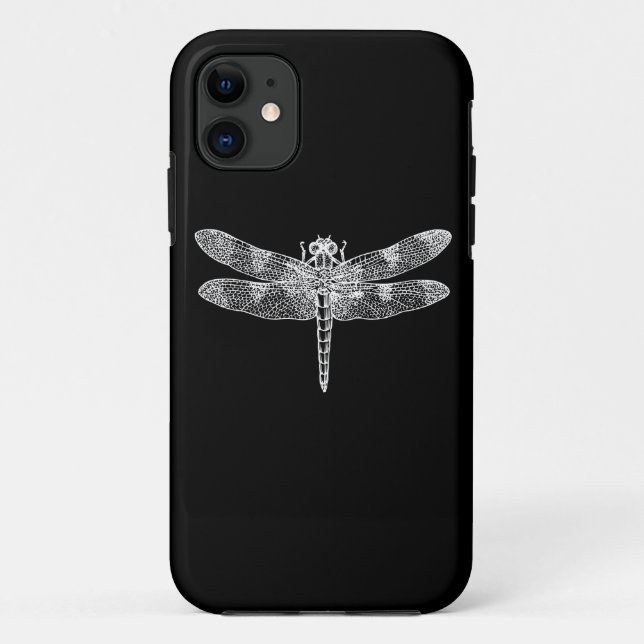 Dragonfly (white) Case-Mate iPhone case (Back)
