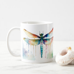 Dragonfly Wildlife & Nature Water Color Set Coffee Mug