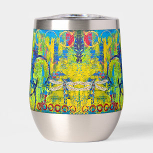 Dragonfly Wine Tumbler chaud ou froid