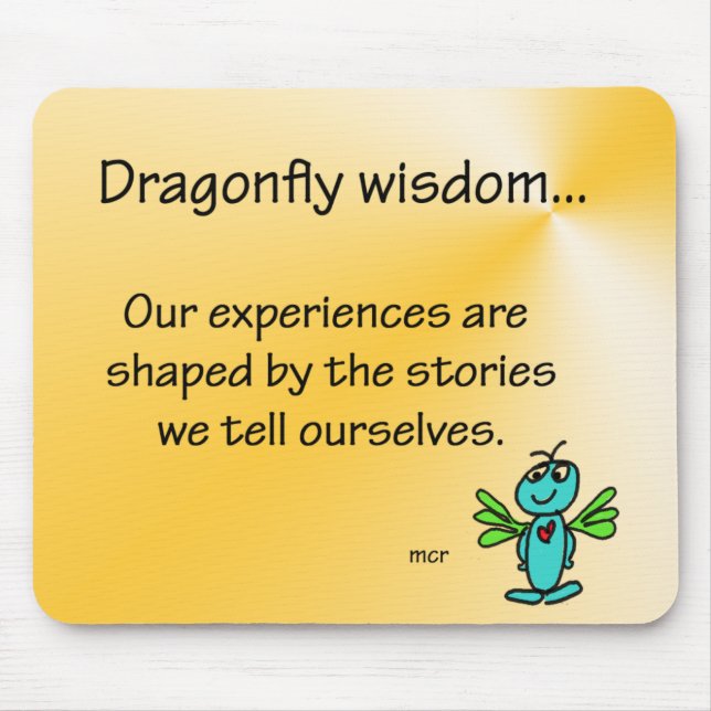 Dragonfly Wisdom and Stories Mouse Pad (Front)