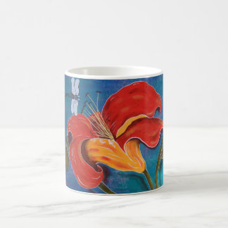 Dragonfly with Lily Coffee Mug
