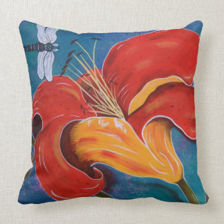Dragonfly with Lily Pillows