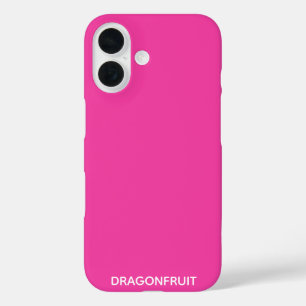 Dragonfruit pink colour name iPhone 16 case