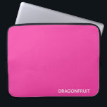 Dragonfruit pink colour name laptop sleeve<br><div class="desc">Dragonfruit pink colour name</div>