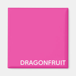 Dragonfruit pink colour name magnet