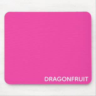 Dragonfruit pink colour name mouse pad
