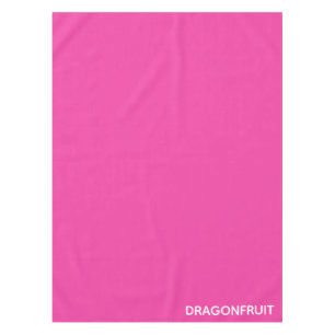 Dragonfruit pink colour name tablecloth