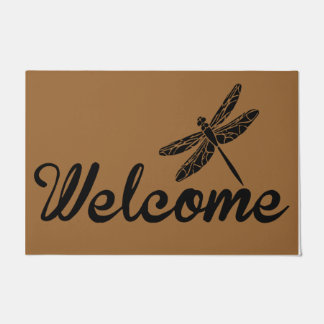 Dragonlies d'accueil Tapis simple, Insecte rétro