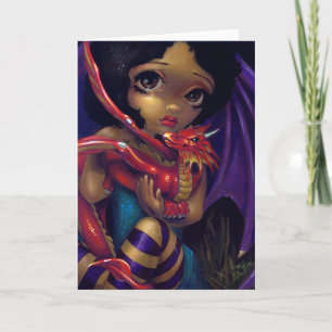"Dragonling chéri carte de voeux d'I"