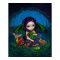 Dragonling Garden 3 fantasy fairy dragon Art Print