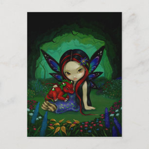 "Dragonling Garden I" Postcard