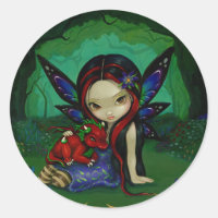 "Dragonling Garden I" Sticker