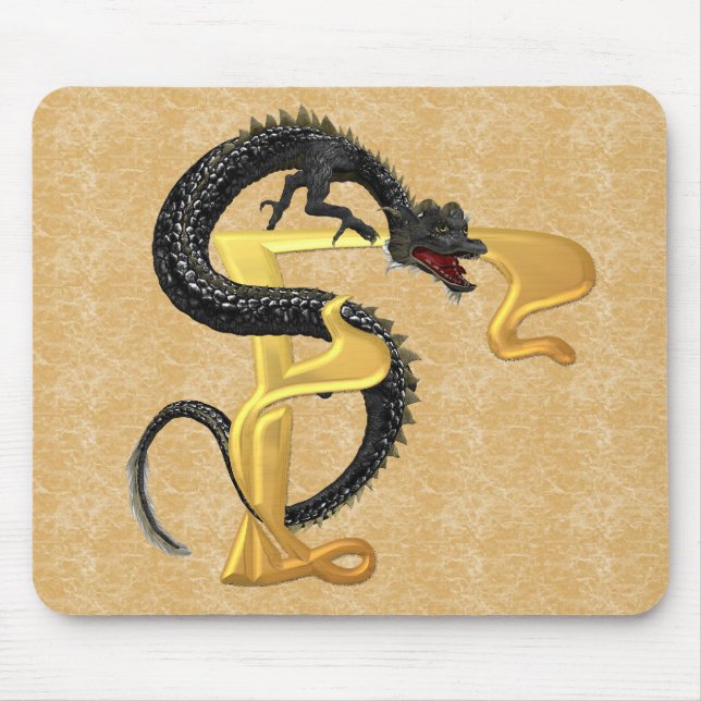 Dragonlore Initial F Mouse Pad (Front)