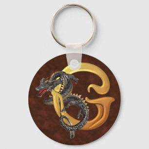 Dragonlore Initial G Keychain