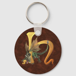 Dragonlore Initial H Keychain