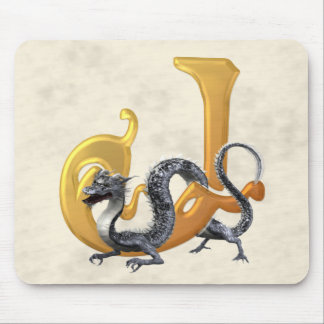 Dragonlore Initial J Mouse Pad