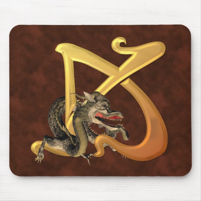 Dragonlore Initial K Mouse Pad (Front)
