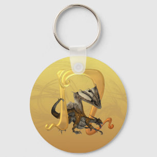 Dragonlore Initial N Keychain