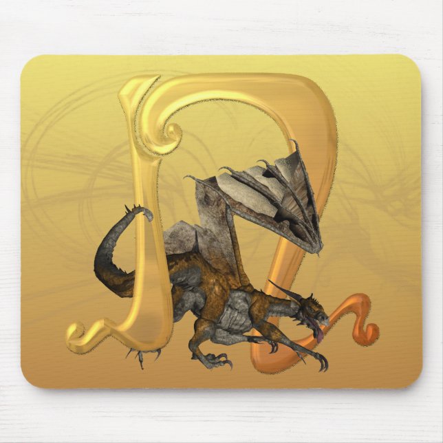 Dragonlore Initial N Mouse Pad (Front)