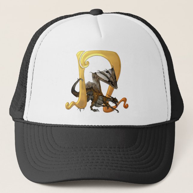 Dragonlore Initial N Trucker Hat (Front)
