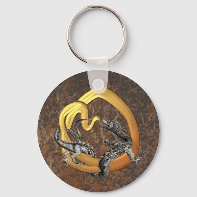 Dragonlore Initial O Keychain (Front)