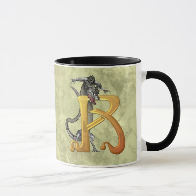 Dragonlore Initial R Mug (Right)