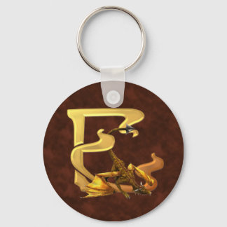 Dragonlore Initials E Keychain