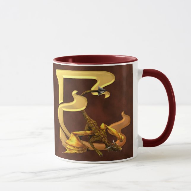 Dragonlore Initials E Mug (Right)
