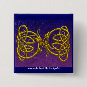 DRAGONLOVE 2 INCH SQUARE BUTTON