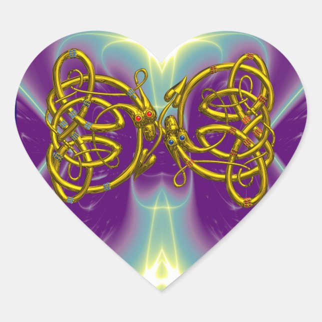 DRAGONLOVE HEART STICKER (Front)