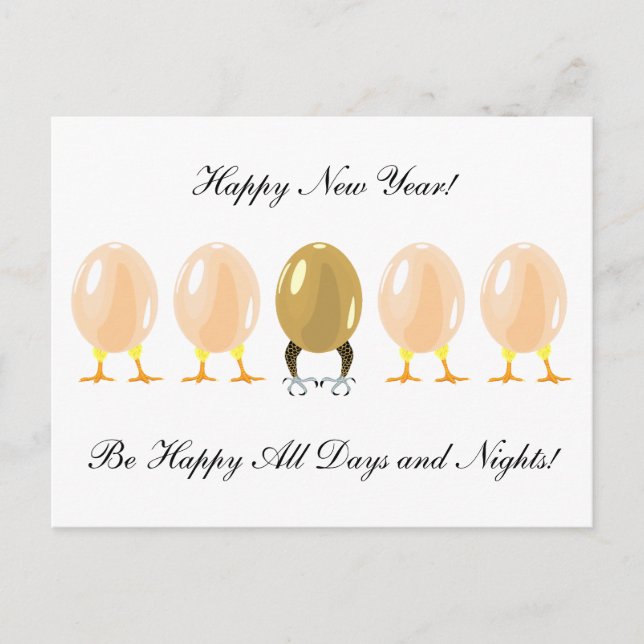 dragons and chickens Custom Postcard (Front)