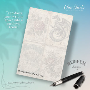 Dragons and Medieval-Influenced Design Stationery