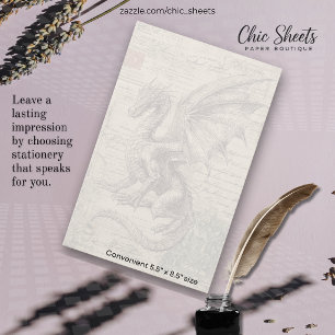 Dragons and Medieval-Influenced Design Stationery