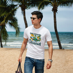 Dragons Books And Coffee T-Shirt