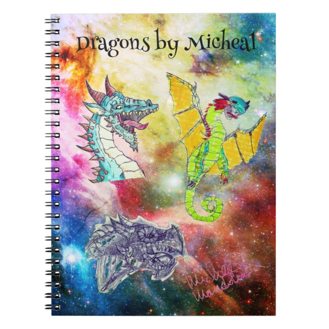 Dragons by Micheal Notebook (Front)