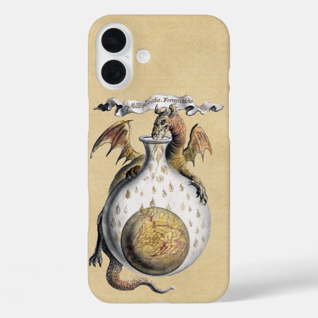 Dragon's Crucible Antique Paper Case-Mate iPhone Case (Back)