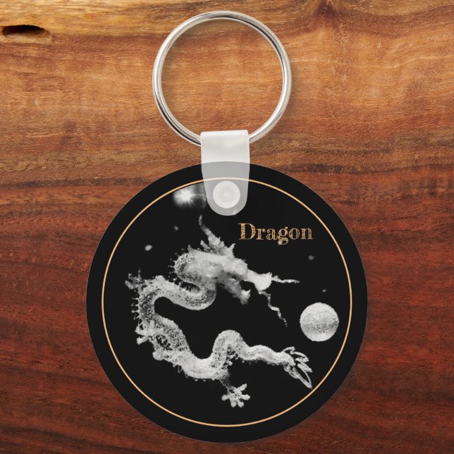 Dragons & Crystal Dragon Lore /Birth of the Dragon Keychain (Front)